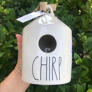 Rae Dunn CHIRP birdhouse